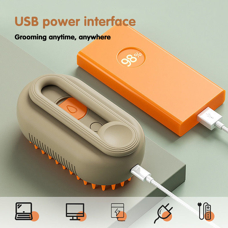FurClean - Rechargeable 3-in-1 Steam Brush